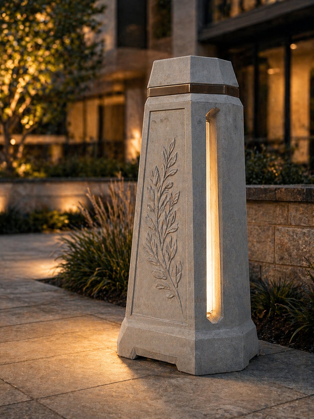 Custom Creation - Foliage Light Pillar